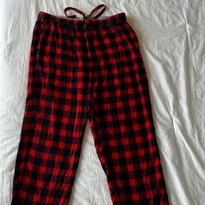 GAP red checkered pyjama pants
